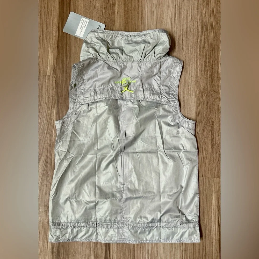 New Lorna Jane Active Women's Elevate Zip Up Sleeveless Vest Jacket Grey Small